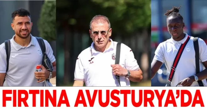 Trabzonspor, Rapid Wien Rövanşı İçin Avusturya’ya Uçtu