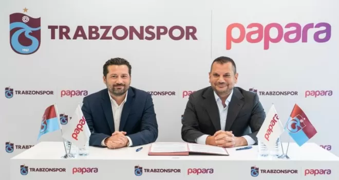Trabzonspor, reklam ve sponsorluk için Papara Elektronik Para ile anlaştı
