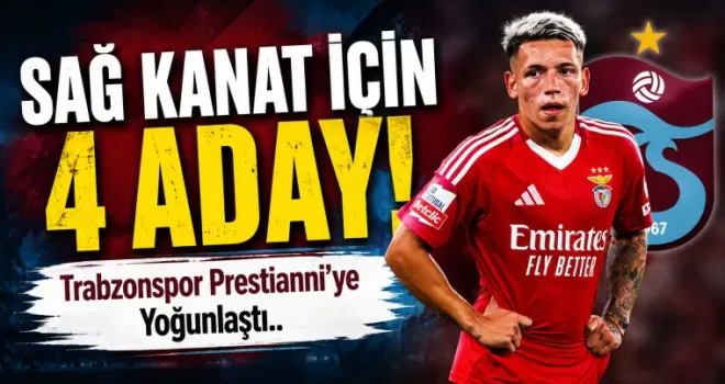 Trabzonspor Sağ Kanat Transferinde Dört Yıldız İçin Devrede