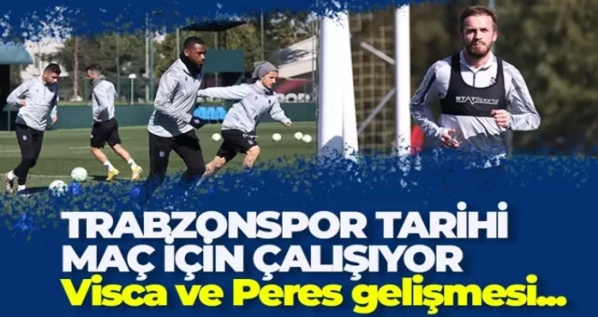 Trabzonspor tarihi maça böyle hazırlandı