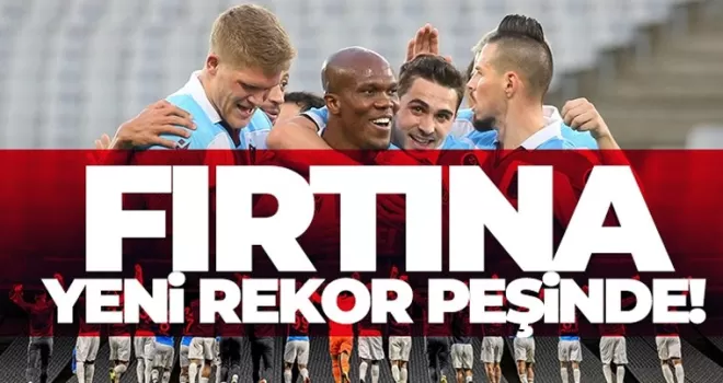 Trabzonspor tarihi rekor peşinde