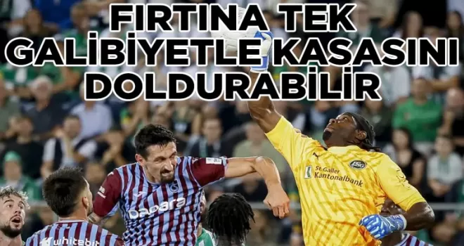 Trabzonspor tek galibiyetle kasasını doldurabilir!