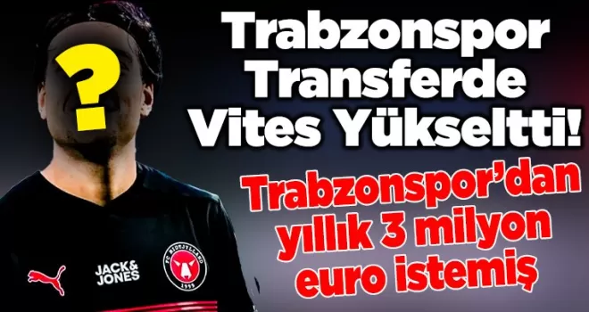 Trabzonspor Transferde Vites Yükseltti!