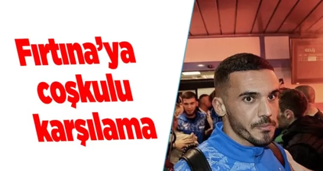 Trabzonspor’u çoşkulu karşılama!