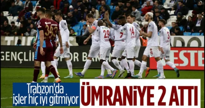 Trabzonspor, Ümraniyespor’a mağlup oldu