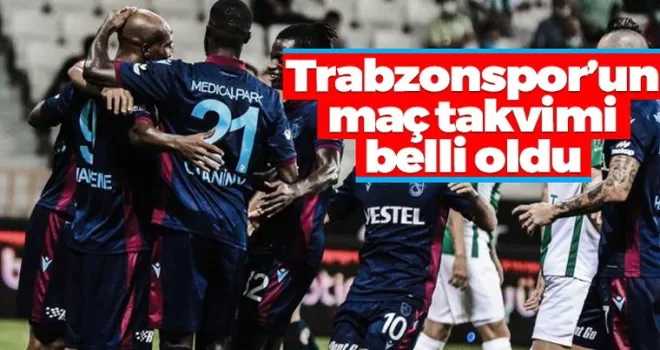 Trabzonspor'un 4-16. hafta maç takvimi belli oldu!
