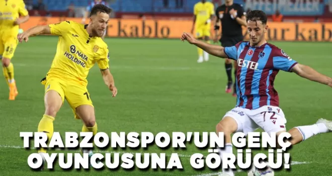 Trabzonspor’un genç oyuncusuna görücü! Tribünden takip ettiler