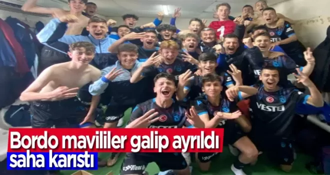 Trabzonspor’un gençleri kazandı! Rize’de saha karıştı