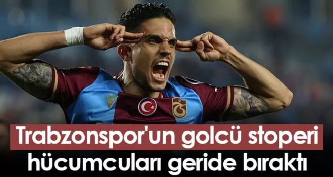 Trabzonspor’un golcü stoperi hücumcuları geride bıraktı