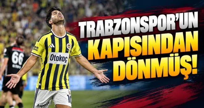 Trabzonspor’un Kapısından Dönmüş! 
