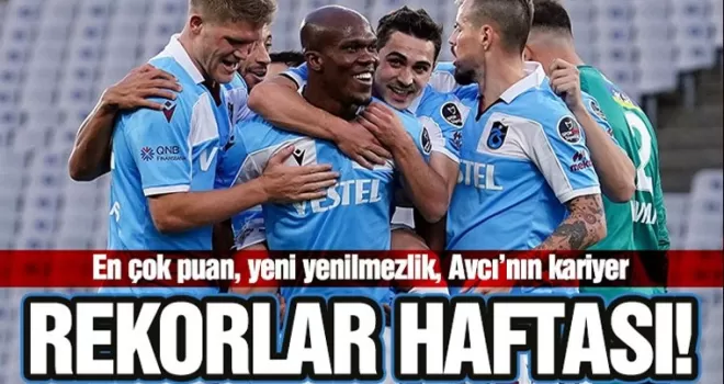 Trabzonspor'un rekorlar haftası