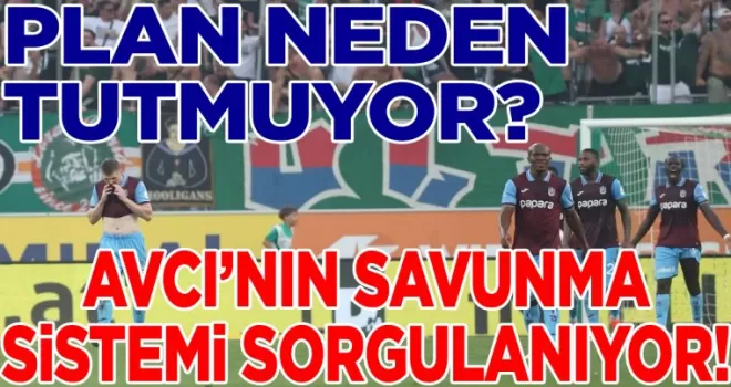 Trabzonspor’un Savunma Disiplini Sorgulanıyor!