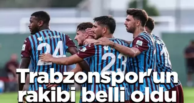 Trabzonspor’un UEFA’daki rakibi belli oldu