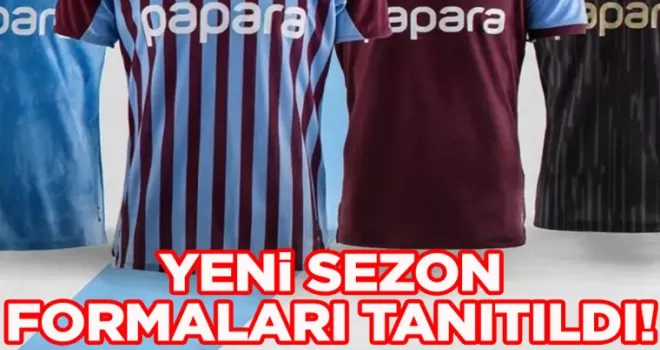 Trabzonspor’un yeni sezon formaları tanıtıldı!