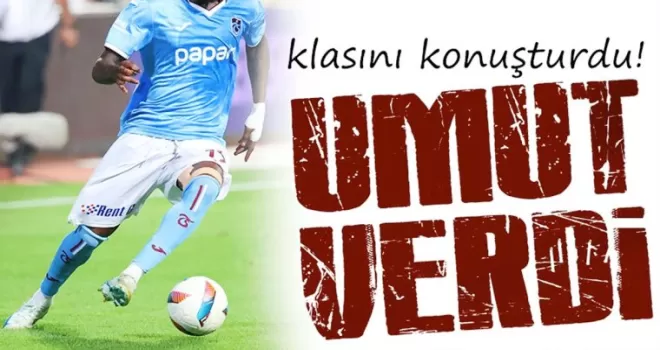 Trabzonspor’un Yeni Yıldızı Dikkat Çekiyor