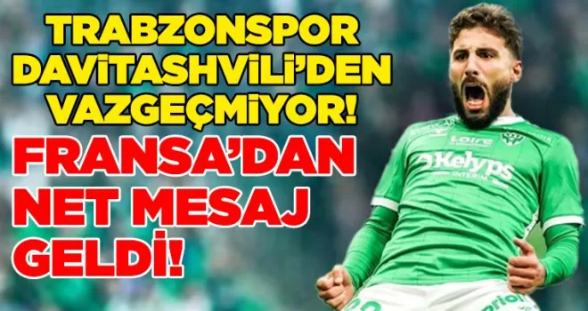 Trabzonspor Zuriko Davitashvili İçin Vazgeçmiyor