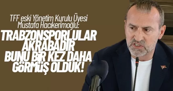 Trabzonsporlular akrabadır, bunu bir kez daha gördük.
