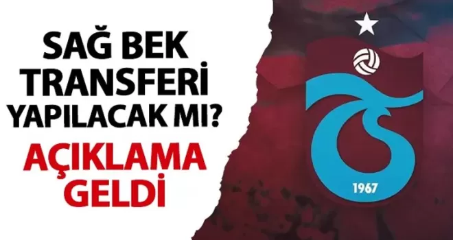 Trabzonsppor’da Abdullah Avcı’dan sağ bek açıklaması! “Önceliklerimiz var ama...“