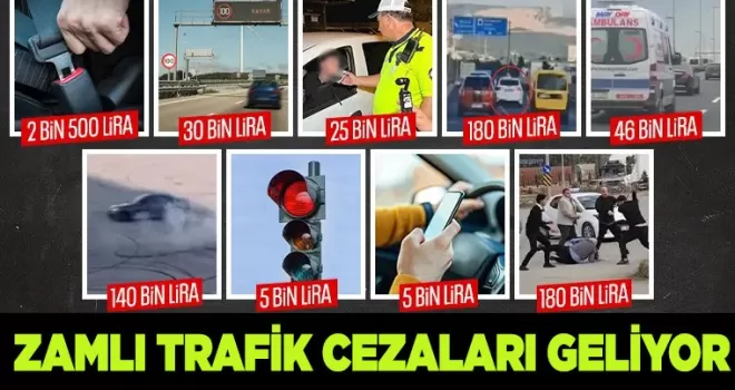 Trafik cezalarına artış geliyor