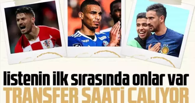 Transfer saati çalıyor