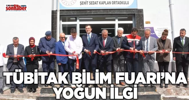 TÜBİTAK Bilim Fuarı’na Yoğun İlgi