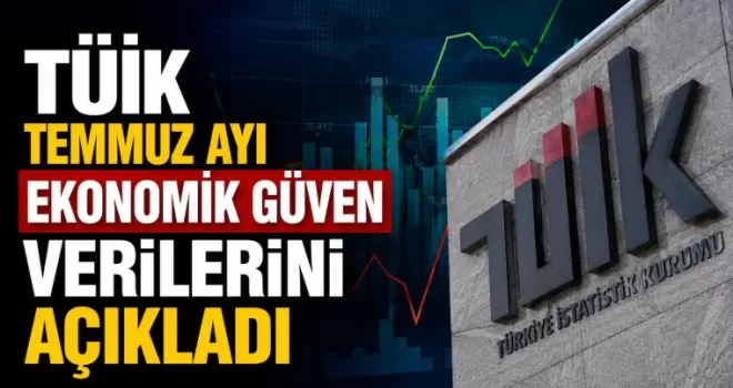 TÜİK Temmuz Ayı Ekonomik Güven Verilerini Açıkladı
