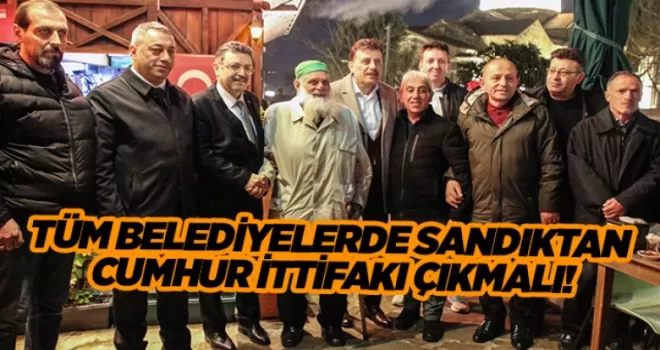 TÜM BELEDİYELERDE SANDIKTAN CUMHUR İTTİFAKI ÇIKMALI!