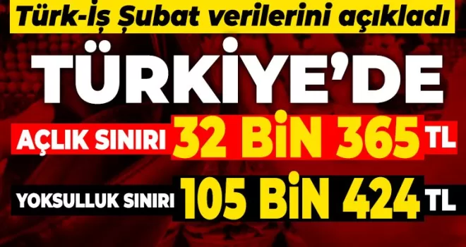 Türk-İş Şubat 2026 Verilerini Açıkladı