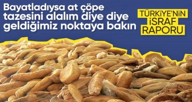 Türkiye’de israfın boyutu: 1 yılda çöpe giden ekmek 500 okul değerinde