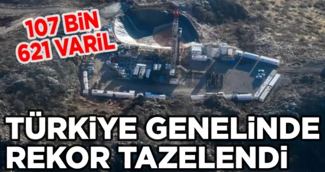 Türkiye geneli petrol üretiminde rekor kırıldı