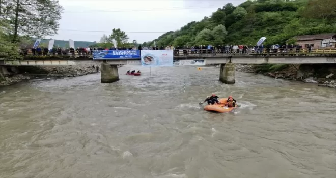 Türkiye Rafting Şampiyonası 1. ayak yarışları, Düzce’de başladı