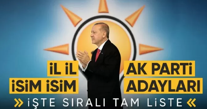 Türkiye yerel seçime gidiyor! AK Parti’nin il il adayları..