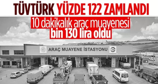 TÜVTÜRK araç muayene ücretleri belli oldu