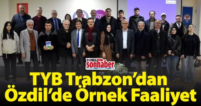 TYB Trabzon’dan  Özdil’de Örnek Faaliyet