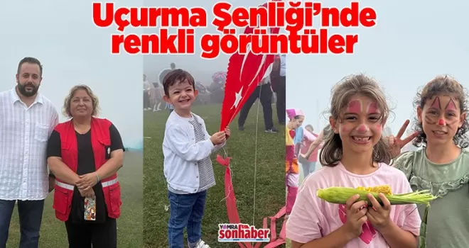 Uçurma Şenliği’nde renkli görüntüler