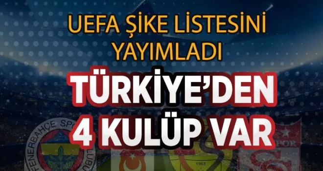 UEFA'nın yayınladığı şike listesi ortaya çıktı! 