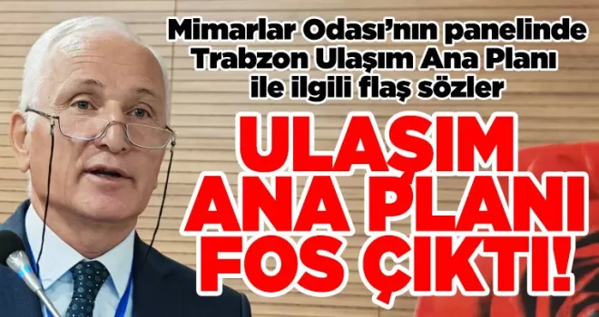 Ulaşım Ana Planı fos çıktı!