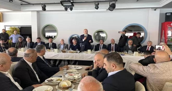 Ulaştırma ve Altyapı Bakanı Adil Karaismailoğlu, Trabzon’da konuştu: