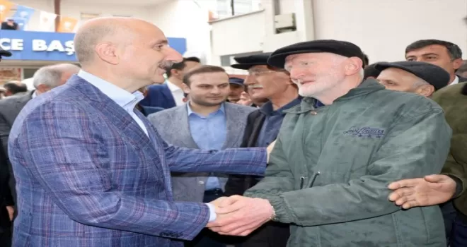 Ulaştırma ve Altyapı Bakanı Karaismailoğlu, Trabzon’da konuştu: