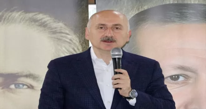 Ulaştırma ve Altyapı Bakanı Karaismailoğlu Trabzon’da konuştu: