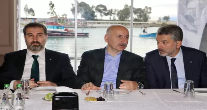 Ulaştırma ve Altyapı Bakanı Karaismailoğlu, Trabzon’da konuştu:
