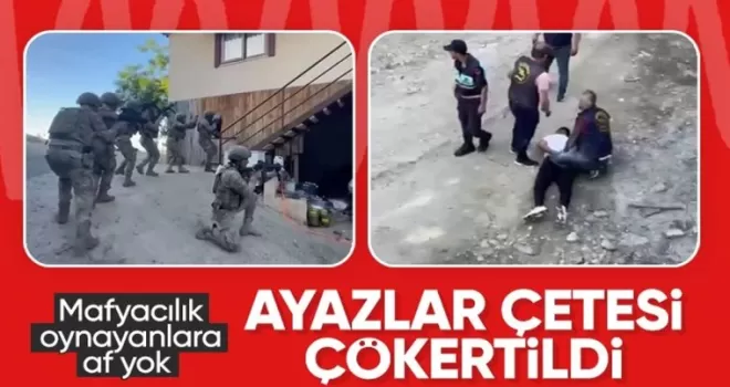 Umut Ayaz’ın elebaşı olduğu organize suç örgütü çökertildi
