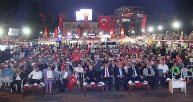 Ünye’de 15 Temmuz Demokrasi ve Milli Birlik Günü programı düzenlendi