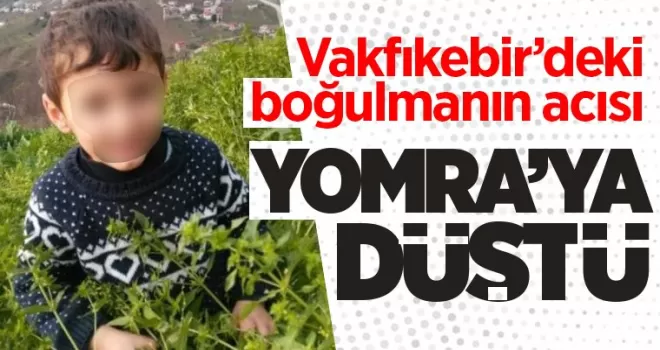 Vakfıkebirdeki boğulmanın acısı Özdil'e düştü