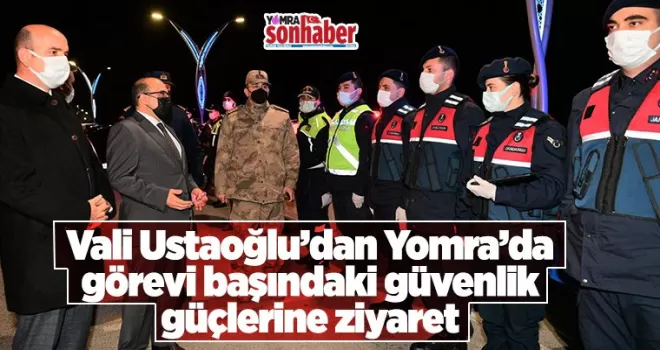 Vali'den Yomra'da görevi başındaki güvenlik güçlerine ziyaret