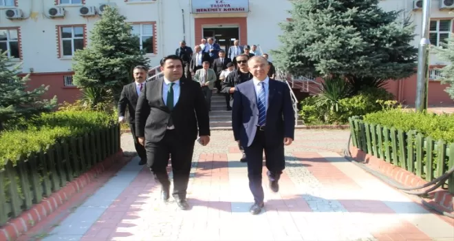 Vali Doruk Taşova ilçesini ziyaret etti