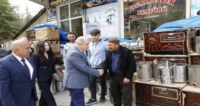 Vali Zülkif Dağlı, Uğurludağ’da inceleme yaptı