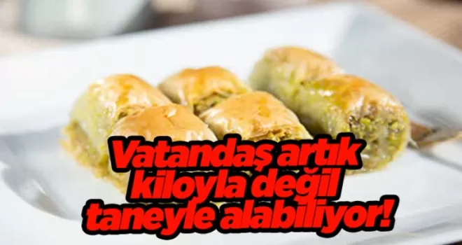 Vatandaş artık kiloyla değil taneyle alabiliyor!