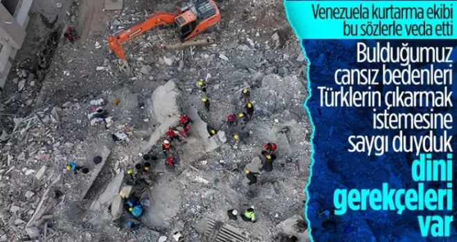 Venezuelalı kurtarma ekibi Türkiye’den ayrıldı