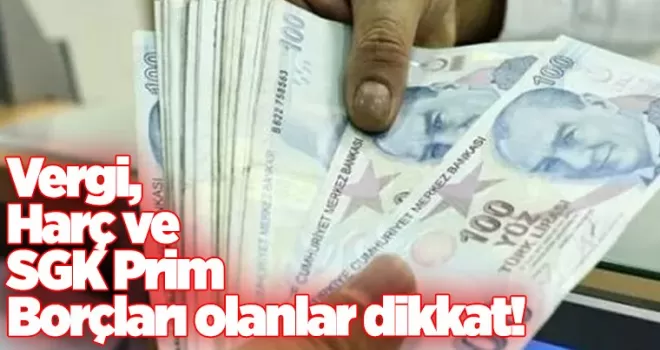 Vergi, harç ve SGK prim borçları olanlar dikkat! Kanun teklifi TBMM'den geçti
